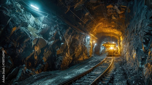 Miners Employ Sustainable Techniques in Gold Mines Depths