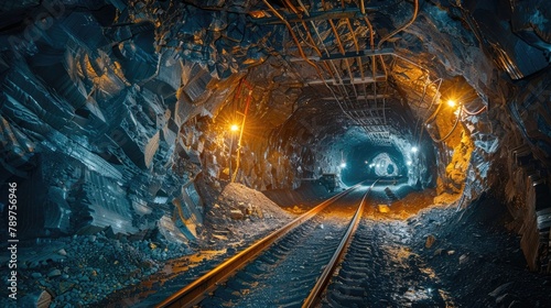 Gold Miners Employ Sustainable Excavation Techniques in Underground Mine