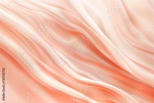 Light pale coral abstract elegant luxury background. Peach pink shade. Color gradient. Blurred lines, stripes. Drapery. Template. Empty. Mother's day. Baby, child Birthday - generative ai