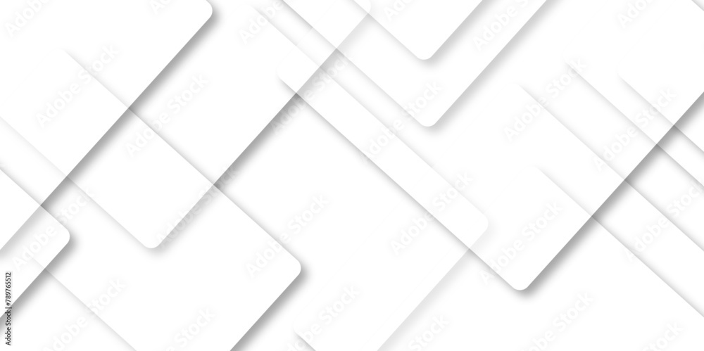 Abstract minimal geometric white and gray light banner pattern. White and grey modern minimalistic pale geometric. Geometric triangular or polygonal line shapes, stylist geometric line background.