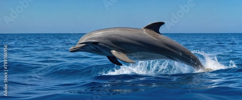 Gregarious Long-Beaked Dolphins Masterful Surface Play © ROKA Creative