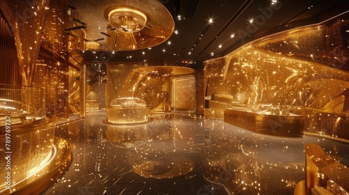 Designers Present Immersive Gold Themed Interactive Installation Exploring Themes of Wealth and Prosperity