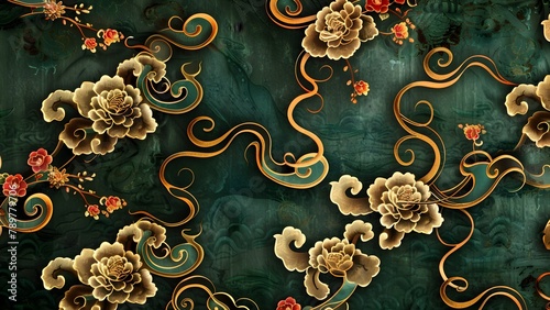 China pattern background