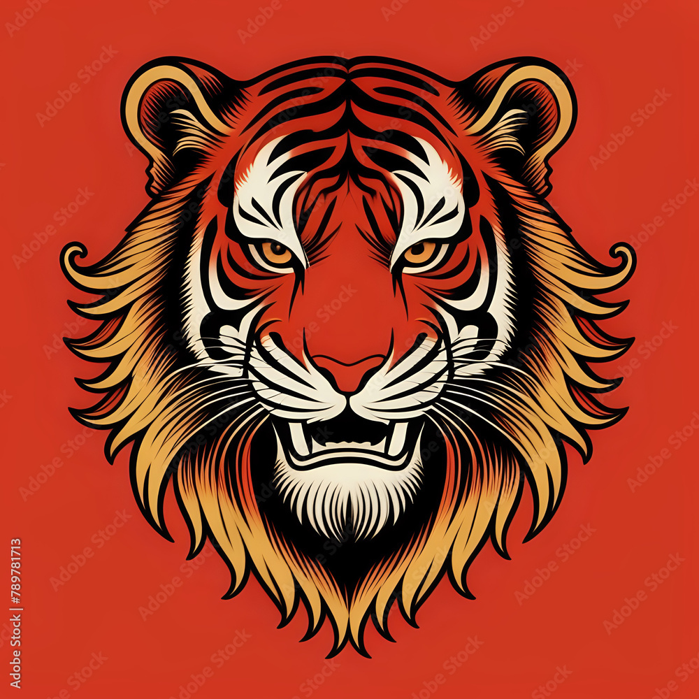 Tiger icon or tiger logo, tiger head mascot, illustration of an tiger, tiger head vector, lion head mascot, chinese tiger logo, Logo tiger, icon tiger Tiger icon or tiger logo, tiger head mascot, illustration of an tiger, tiger head vector, lion head mascot, chinese tiger logo, Logo tiger, icon tiger