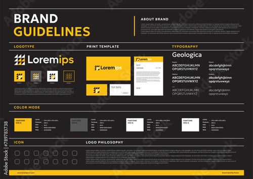 corporate identity landscape poster design