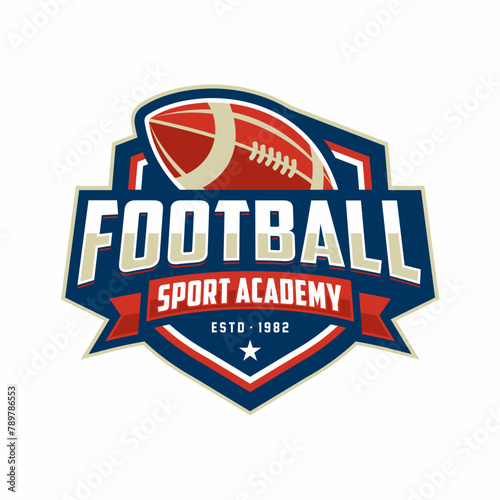 American Football Sports logo and badge 