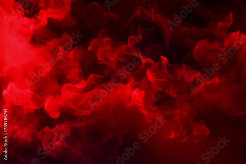 red abstract smoke black background