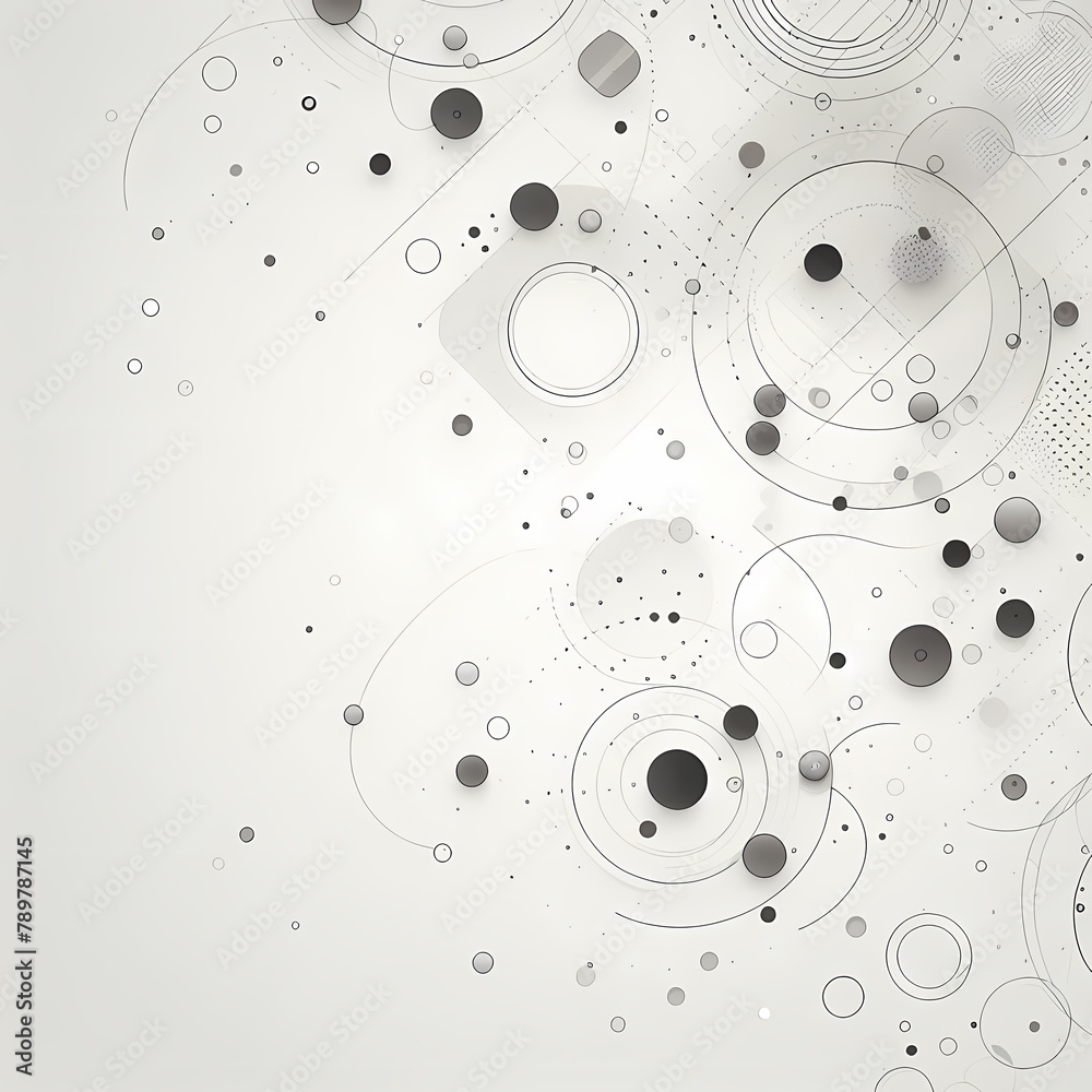 Abstract background with small geometric shapes and gradient Abstract background with small geometric shapes and gradient