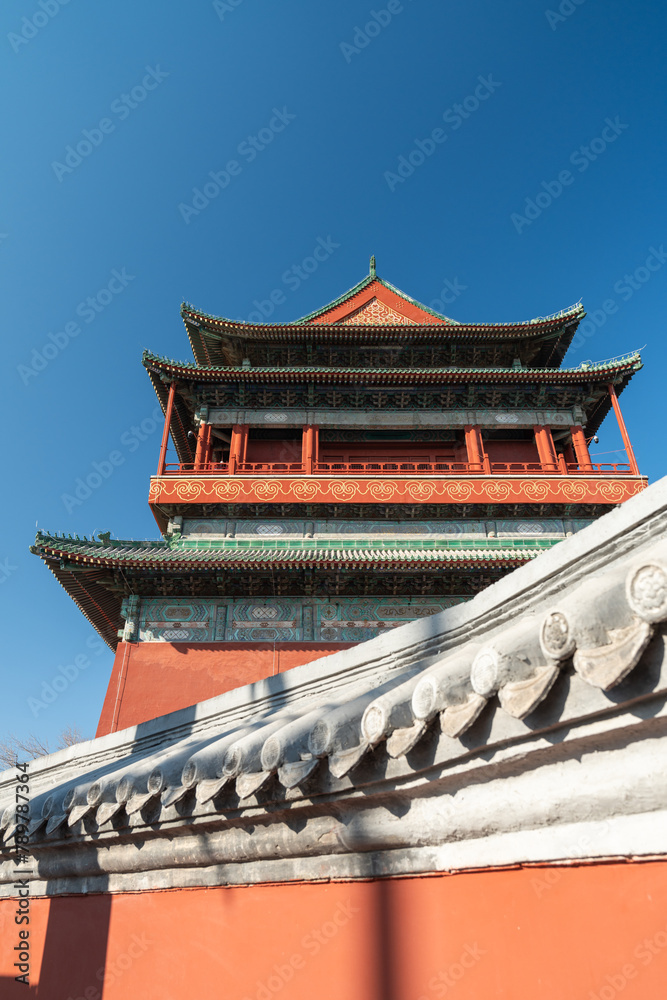 Drum Tower in Beijing, China