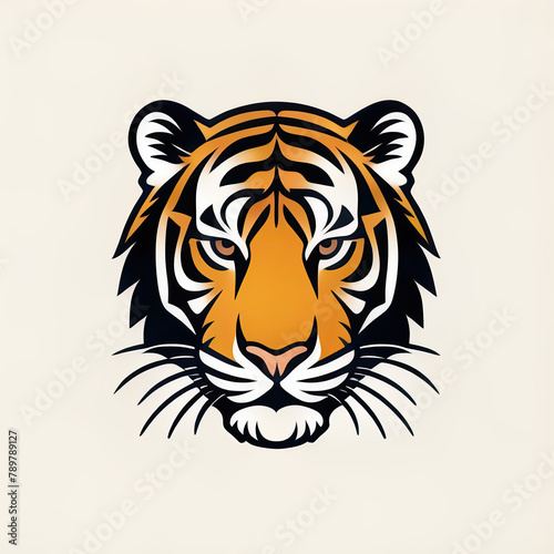 white tiger head, tiger head vector, white tiger face, tiger head silhouette
