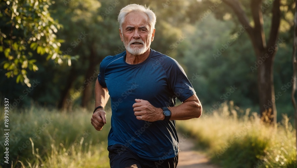 the old grandfather was running in the morning the old grandfather was running in the morning