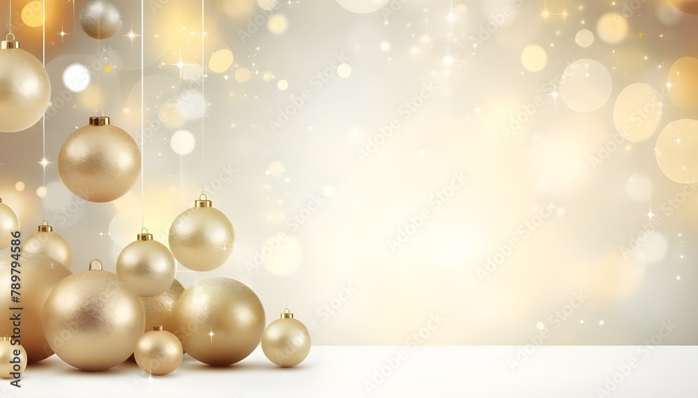 christmas background with golden balls christmas background with golden balls