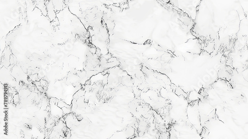 Seamless tileable white marble background texture. Generative AI