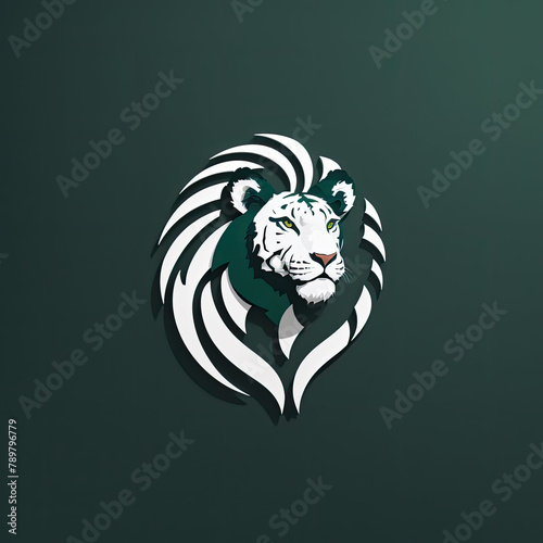 lion head illustration, lion head vector, lion head icon, circle logo or icon lion, tatto lion, tatto, logo lion, icon lon photo