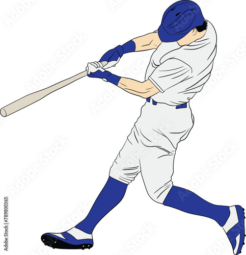 vector baseball posing character champion athletic sportsman drawing swinging background design silhouette graphic sport illustration player man ball isolated athlete batter bat play base team cartoon