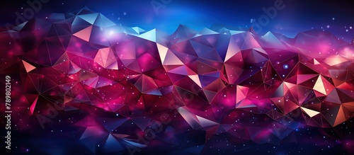abstract geometric shapes in low poly style. Jewelry background, Abstract Geometric Background