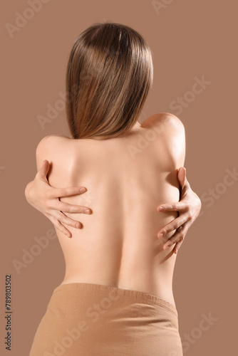 Beautiful young woman with ...
