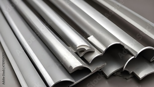 close up of metal pipes