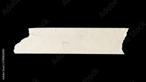 adhesive paper , masking tape isolated on black background © Nattapol_Sritongcom