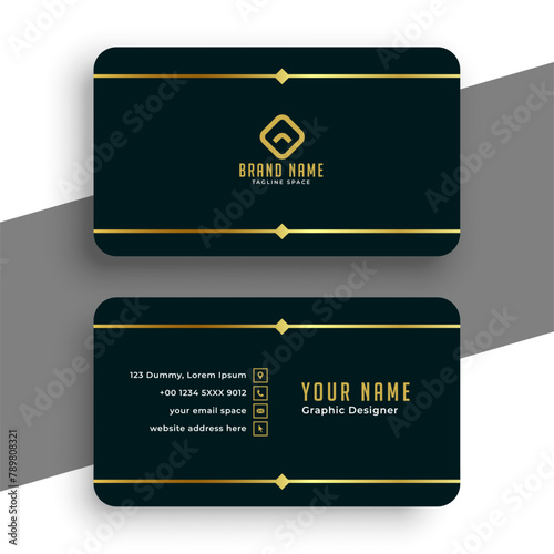 eye catching professional identity card layout for business promotion