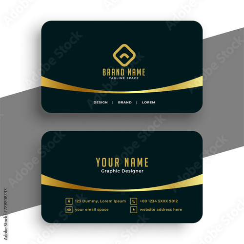 premium corporate identity card layout for business promotion