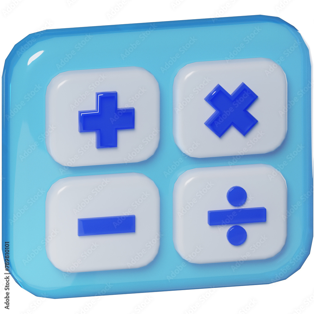 calculator math Education School stationery 3D calculator math Education School stationery 3D