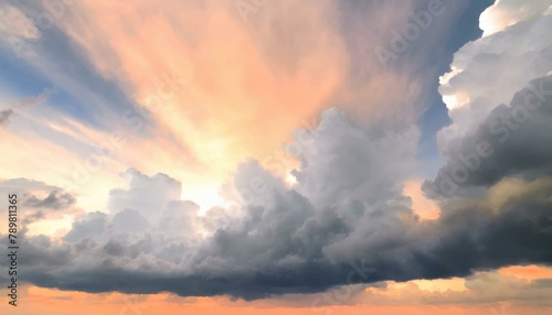 storm clouds timelapse  wallpaper texted Panorama view of overcast sky. Dramatic gray sky and white clouds before rain in rainy season. Cloudy and moody sky. Storm sky. Cloudscape. Gloomy and moody ba