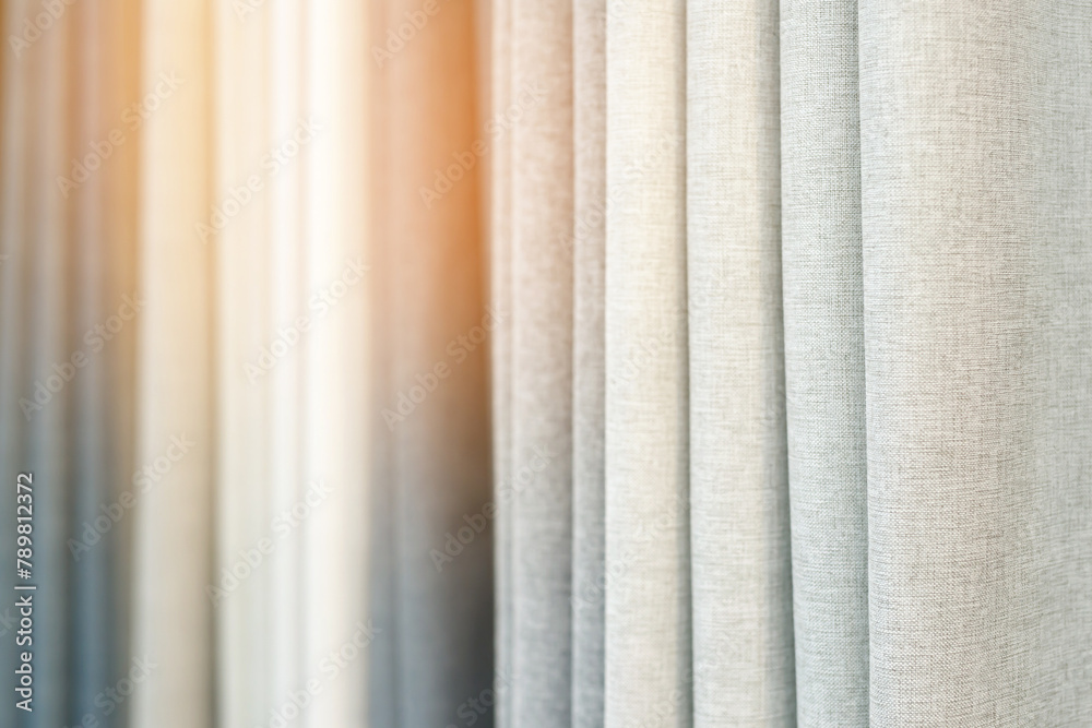 Fototapeta premium pattern collection curtain variety of colors texture.