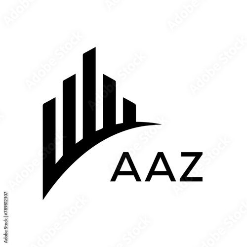 AAZ  logo design template vector. AAZ Business abstract connection vector logo. AAZ icon circle logotype.
 photo