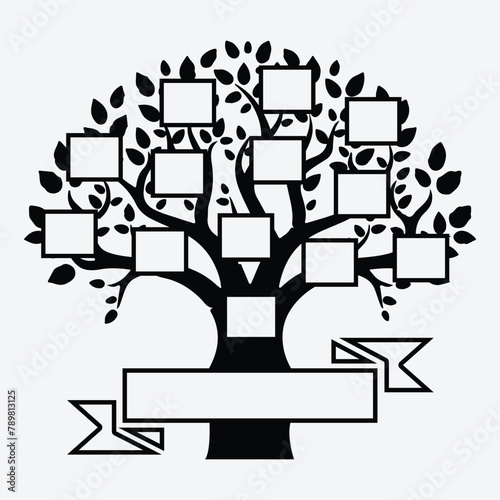 Family Tree Laser Cut Design