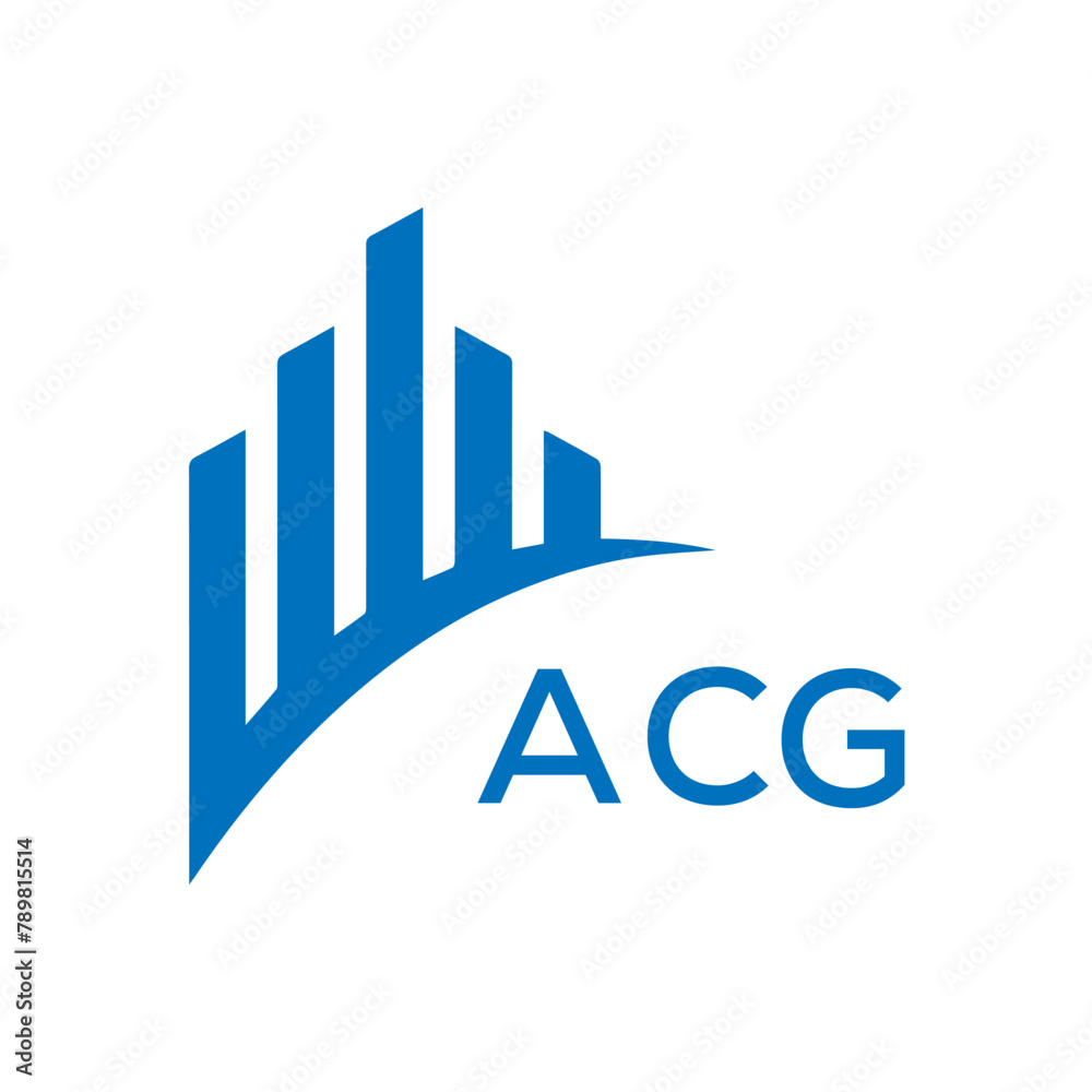 ACG  logo design template vector. ACG Business abstract connection vector logo. ACG icon circle logotype.
