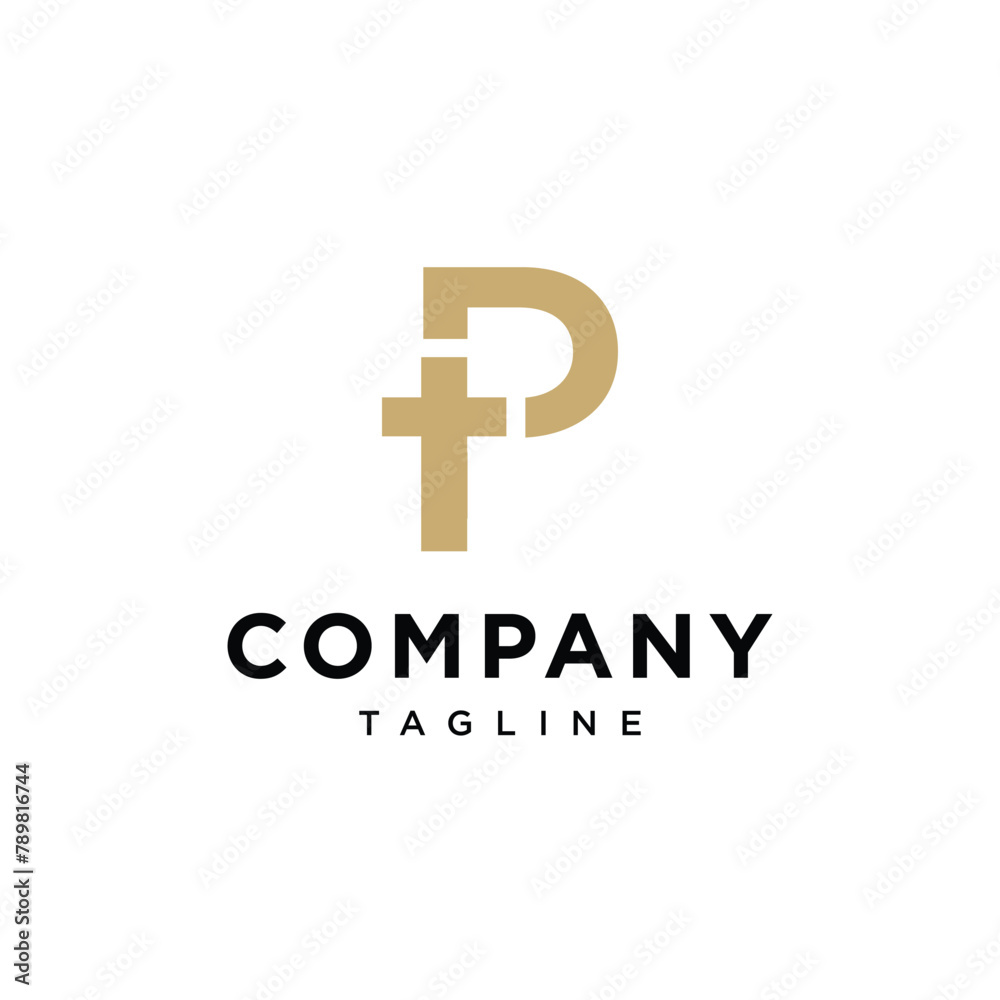 Letter P religious church cross logo icon vector template.eps Letter P religious church cross logo icon vector template.eps