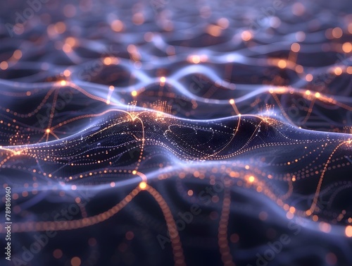 Neural Networks Visualized: A 3D Rendering of the Brain's Interconnected Pathways