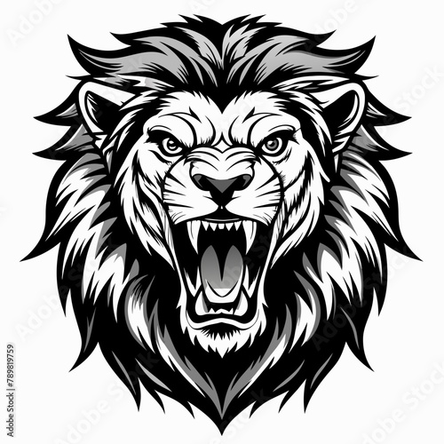 lion head vector lion head mascot head of lion Vector Illustration 