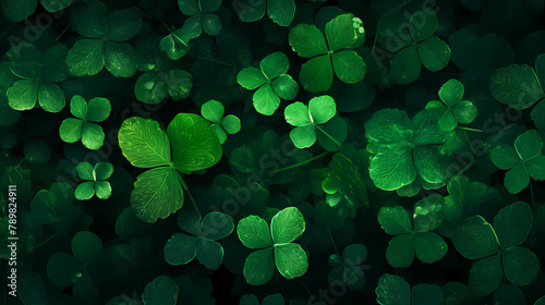 Four leaf clover banner