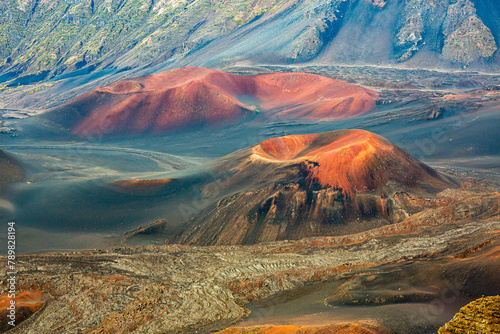 Haleakala Volcano in Maui, Hawaii - Cinder Cones In Crater