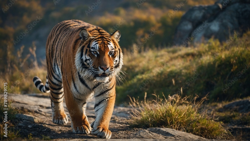 Fototapeta premium bengal tiger in the wild