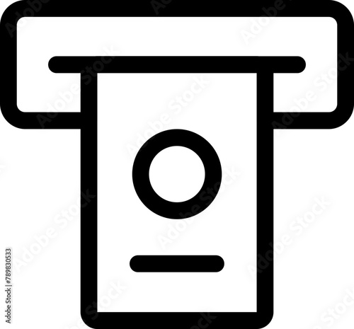 withdraw icon illustration