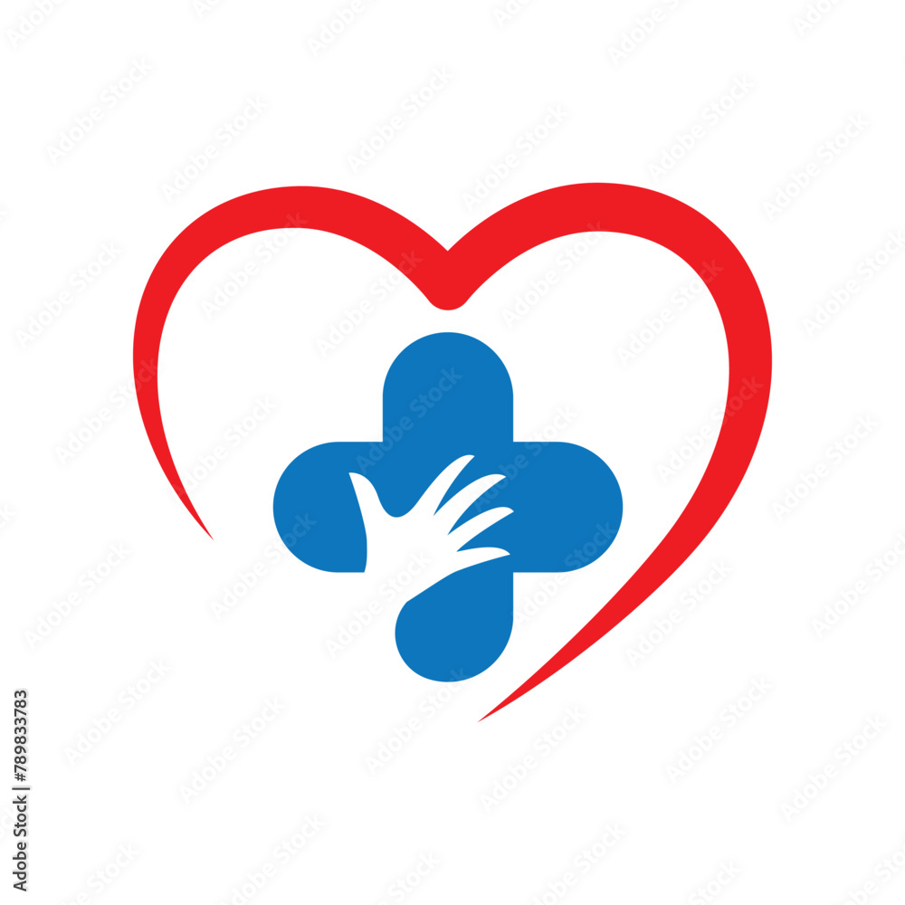 hospital and health clinic logo design hospital and health clinic logo design