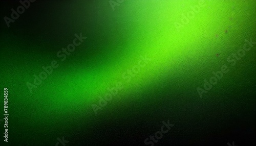 Glowing Enigma: Green Grainy Texture with Blurred Light Gradient © Darshaan
