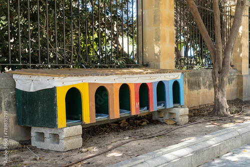 a shelter for cats in Valletta, Malta