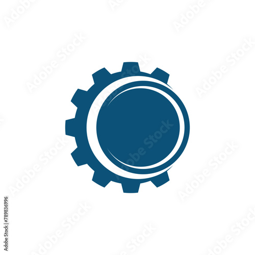 Gear logo vector template symbol design