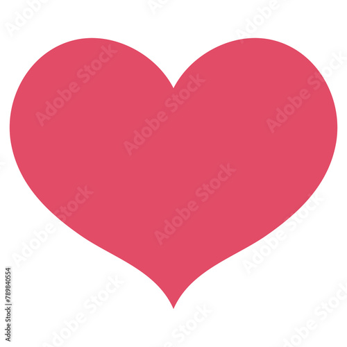 Pink hearted-shape design element transparent png