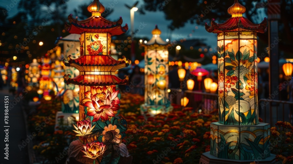 Auckland Lantern Festival, celebrating Chinese New Year with lantern displays and cultural performances