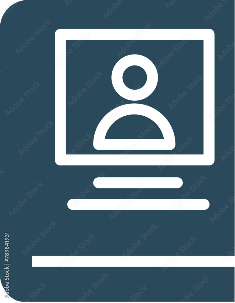 Books and Reading Glyph Icon Books and Reading Glyph Icon