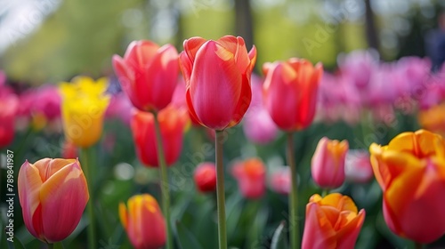 Amsterdam Tulip Festival  showcasing the beauty of Dutch tulip varieties in public gardens