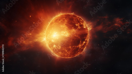 Exploding and burning planet pictures 