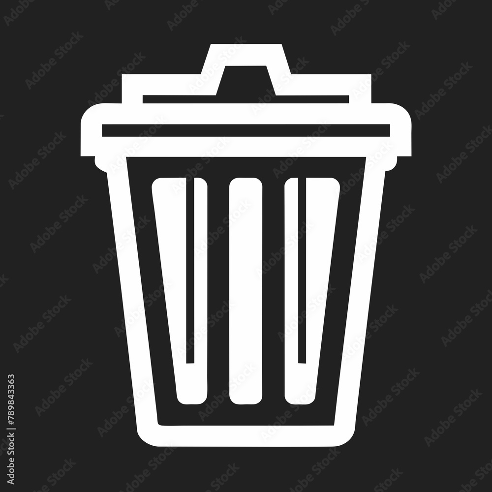 recycle bin icon illustration of a gun in flight Vector Illustration recycle bin icon illustration of a gun in flight Vector Illustration