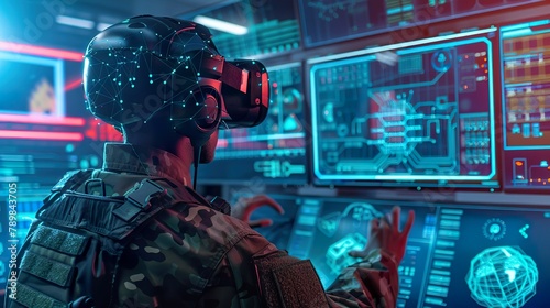 Neural Network Commander Virtual Reality Interface