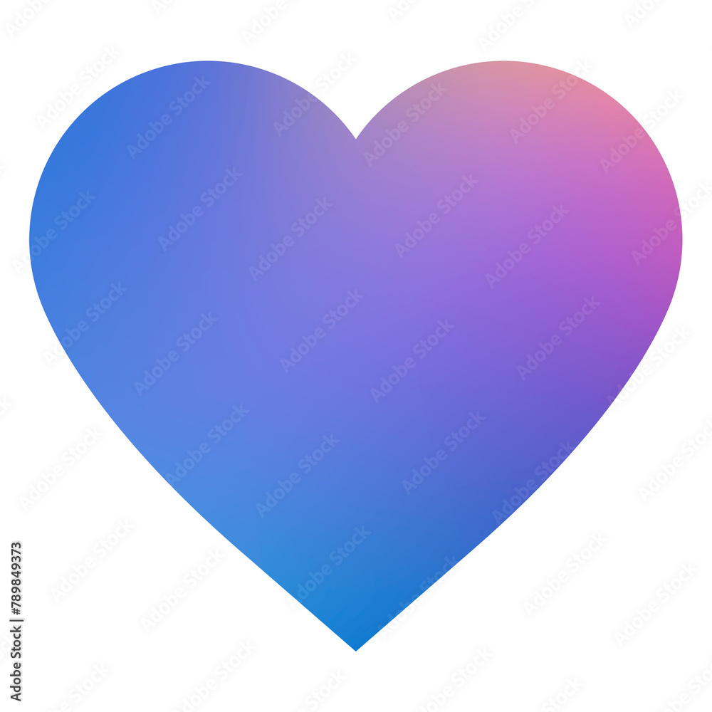 Heart png sticker shape, purple flat clipart Heart png sticker shape, purple flat clipart